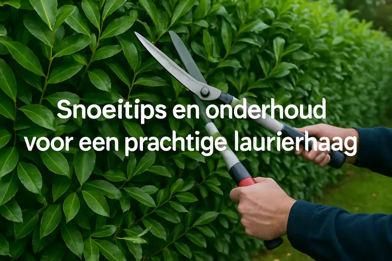 Snoeitips en onderhoud voor een prachtige laurierhaag