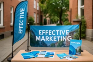 Promotiedrukwerk en vlaggen: alles wat je moet weten voor effectieve marketing