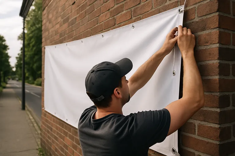 Tips voor het ophangen van je spandoek
